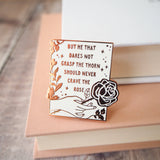 Literary Emporium - Anne Brontë Enamel Pin Badge - Women Poets Collection