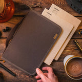 LOCHBY Canvas Field Zip Folio A5