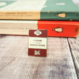 Literary Emporium 'I Read Banned Books' Book Lover Enamel Pin Badge