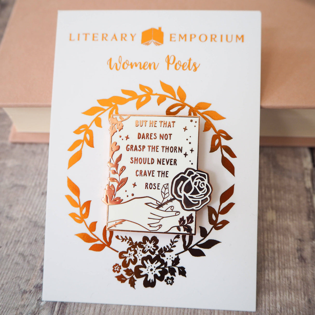 Literary Emporium - Anne Brontë Enamel Pin Badge - Women Poets Collection