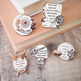 Literary Emporium Qiu Jin Enamel Pin Badge - Women Poets Collection