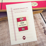 Literary Emporium 'Pride Not Prejudice' Book Lover Enamel Pin Badge