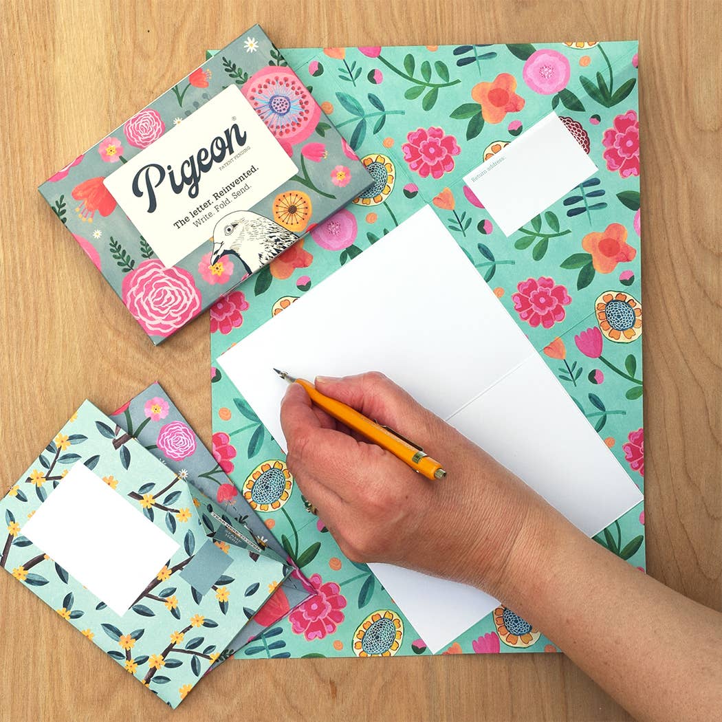 Pigeon Wildflower - Floral Letter 6 Pack
