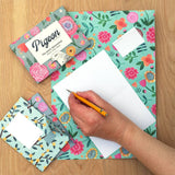 Pigeon Wildflower - Floral Letter 6 Pack