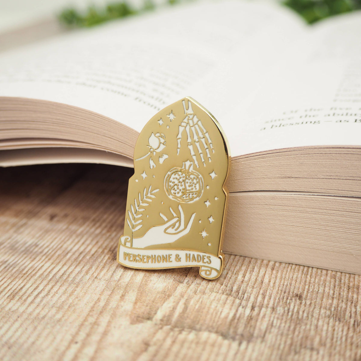 Literary Emporium Persephone and Hades Enamel Pin - Greek Mythology Collection