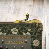 Literary Emporium Shakespeare Lady Macbeth Serpent Brass Bookmark