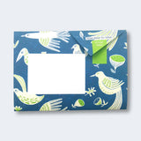 Pigeon Fig & Feather Folding Letter 6 Pack
