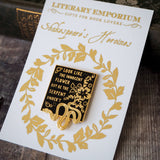Literary Emporium Lady Macbeth Snake Enamel Pin Badge - Shakespeare Collection