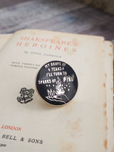 Literary Emporium Queen Katharine Enamel Pin Badge - Shakespeare's Heroines