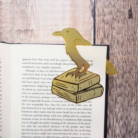 Literary Emporium Raven Brass Bookmark