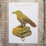 Literary Emporium Raven Brass Bookmark