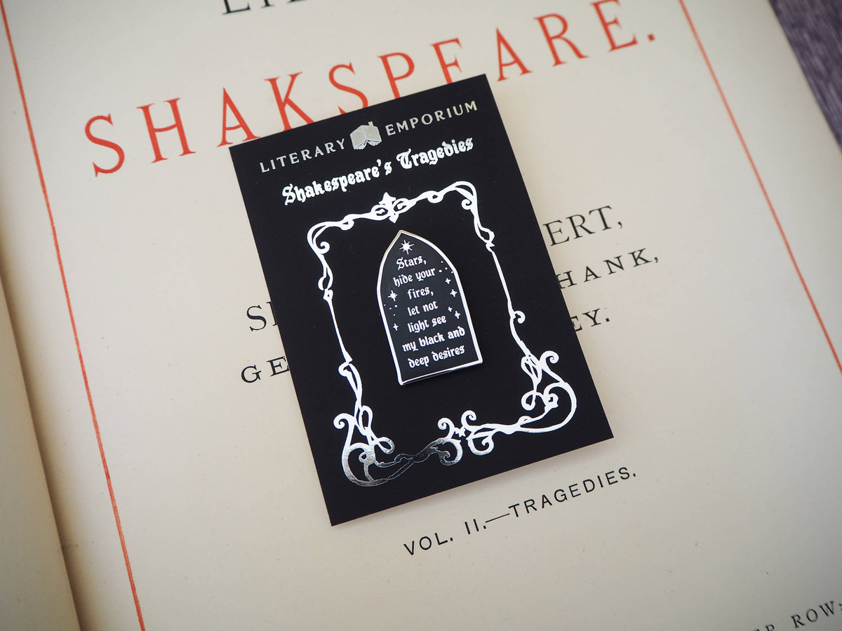Literary Emporium Macbeth Enamel Pin Badge Shakespeare’s Tragedies Collection