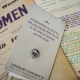 Literary Emporium Votes for Women Rosette Feminist Enamel Pin Badge