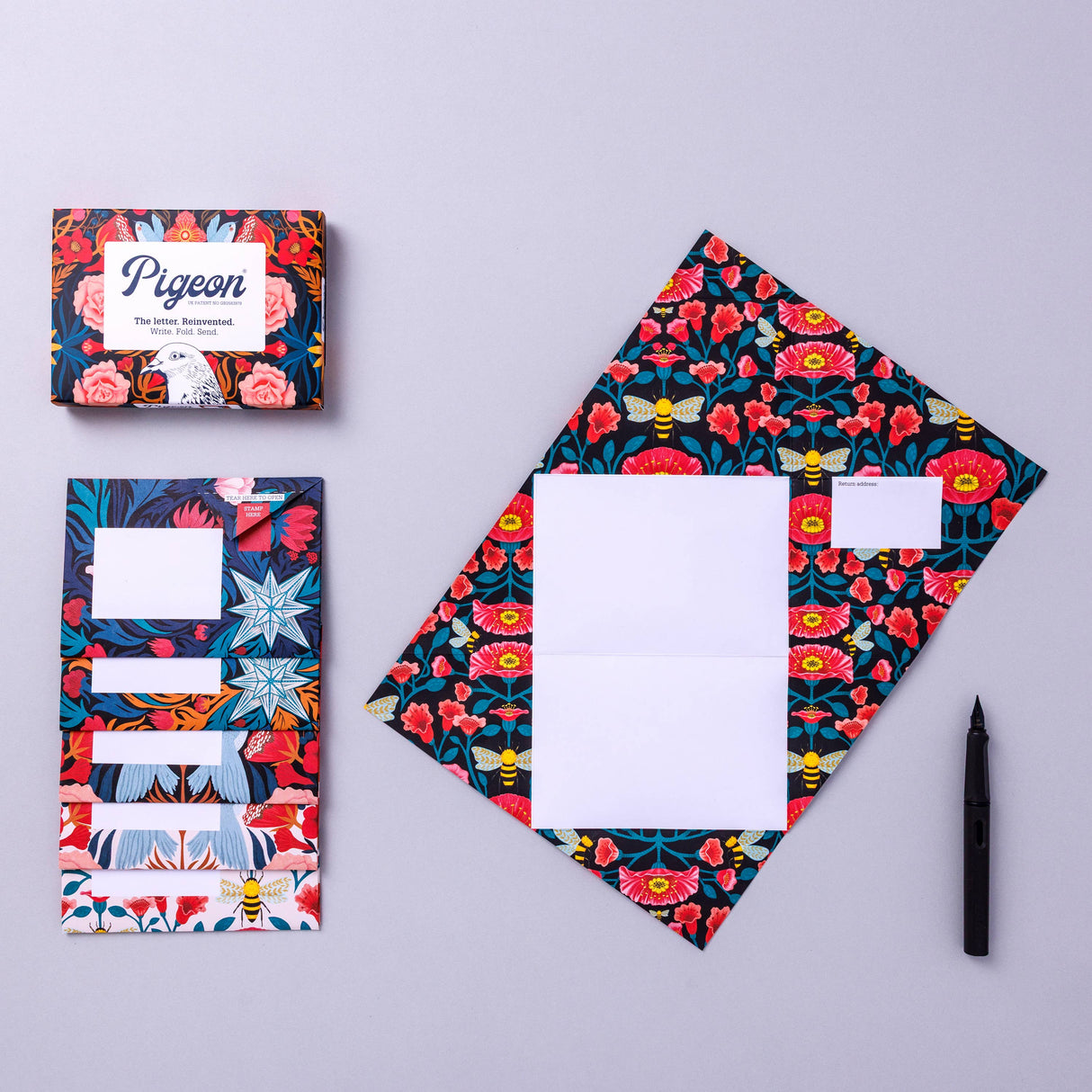 Pigeon Bright & Beautiful - Folding Letters 6 Pack