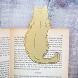 Literary Emporium Cat Lover Brass Bookmark