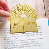 Literary Emporium Pride Not Prejudice Brass Bookmark