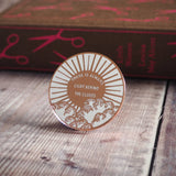 Literary Emporium Little Women Light Behind The Clouds Enamel Pin Badge
