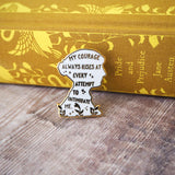Literary Emporium Pride & Prejudice Jane Austen Book Lover Enamel Pin Badge