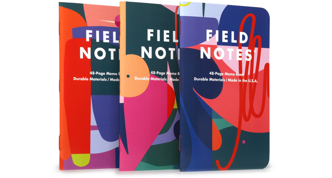 Field Notes Flora 3 Pack Notebooks