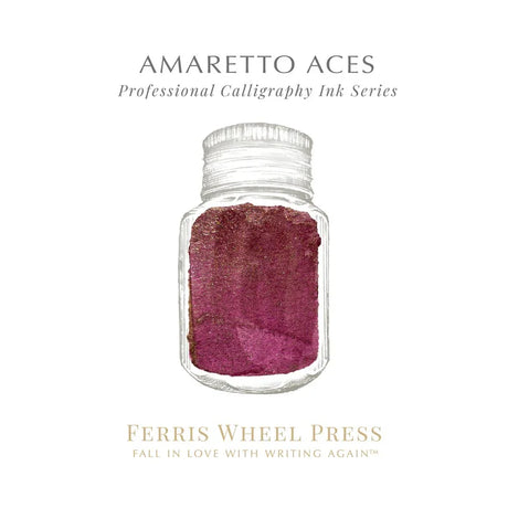 Ferris Wheel Press Calligraphy 28ml Ink - Amaretto Aces