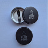 Empty Pen Nib Tin - Pure Pens Logo
