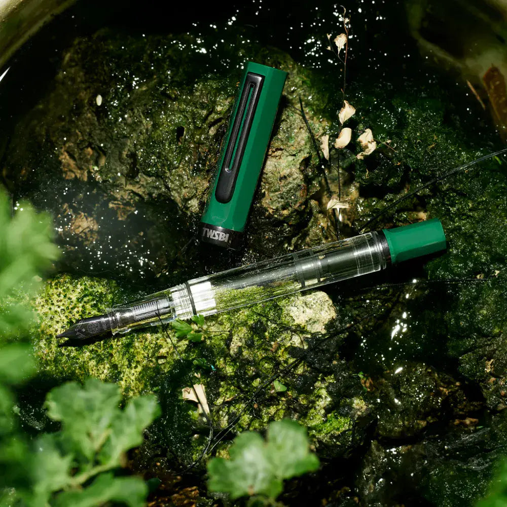 TWSBI Eco Fountain Pen - Irish Green  & Onyx