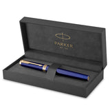 Parker Ingenuity Fountain Pen - Blue with Gold Trim