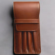 Aston Leather 4 Pen Case - Cognac - Pure Pens