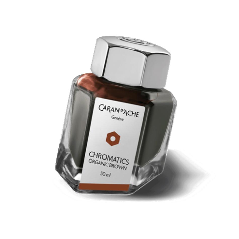 Caran d'Ache Chromatics Fountain Pen Ink - Organic Brown - Pure Pens