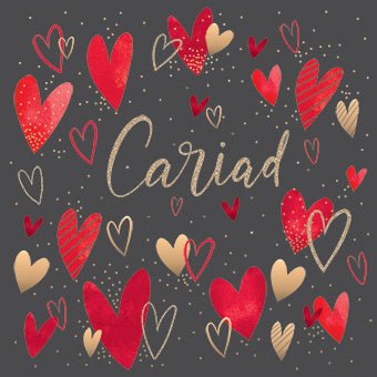 'Cariad' Welsh Greeting Card - Pure Pens
