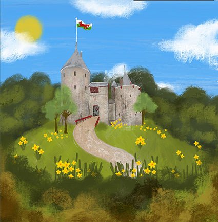 Castell Coch Greeting Card - Pure Pens