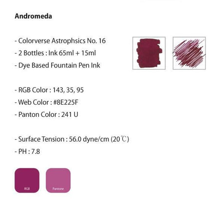 Colorverse Andromeda Ink (No. 16) - Pure Pens
