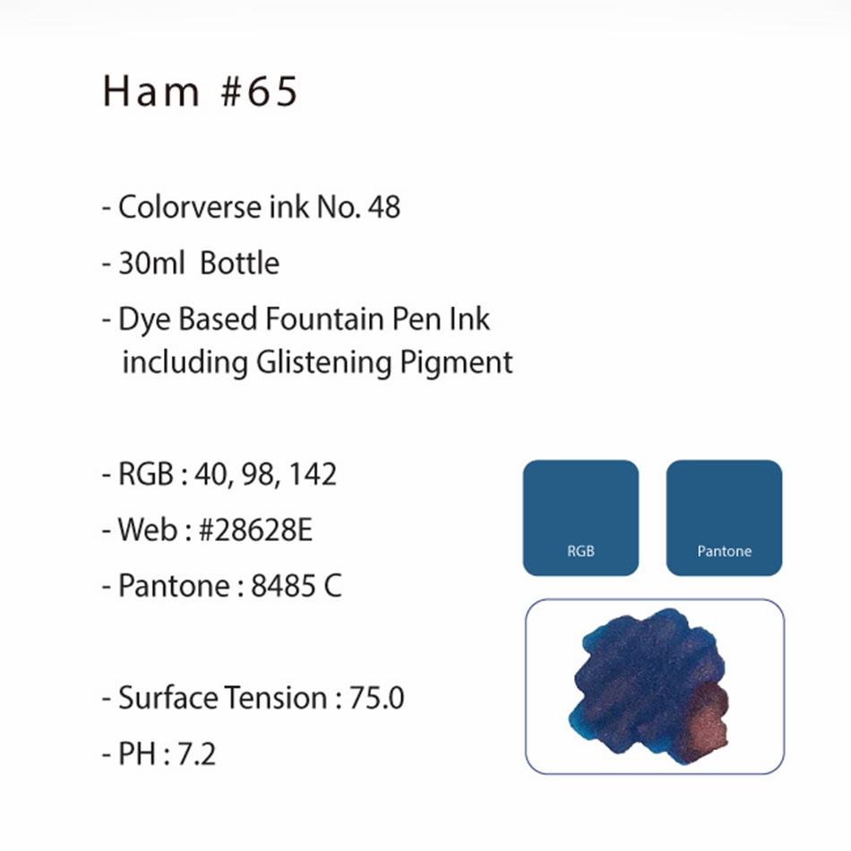 Colorverse Ham #65 Glistening Ink - Pure Pens