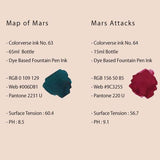 Colorverse Map of Mars & Mars Attacks (No. 63 & 64) - Pure Pens