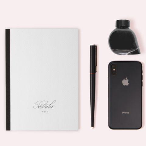 Colorverse Nebula Tomoe River Notebook - White - Pure Pens