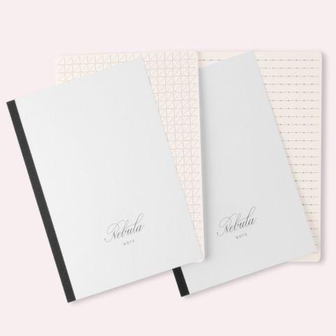 Colorverse Nebula Tomoe River Notebook - White - Pure Pens