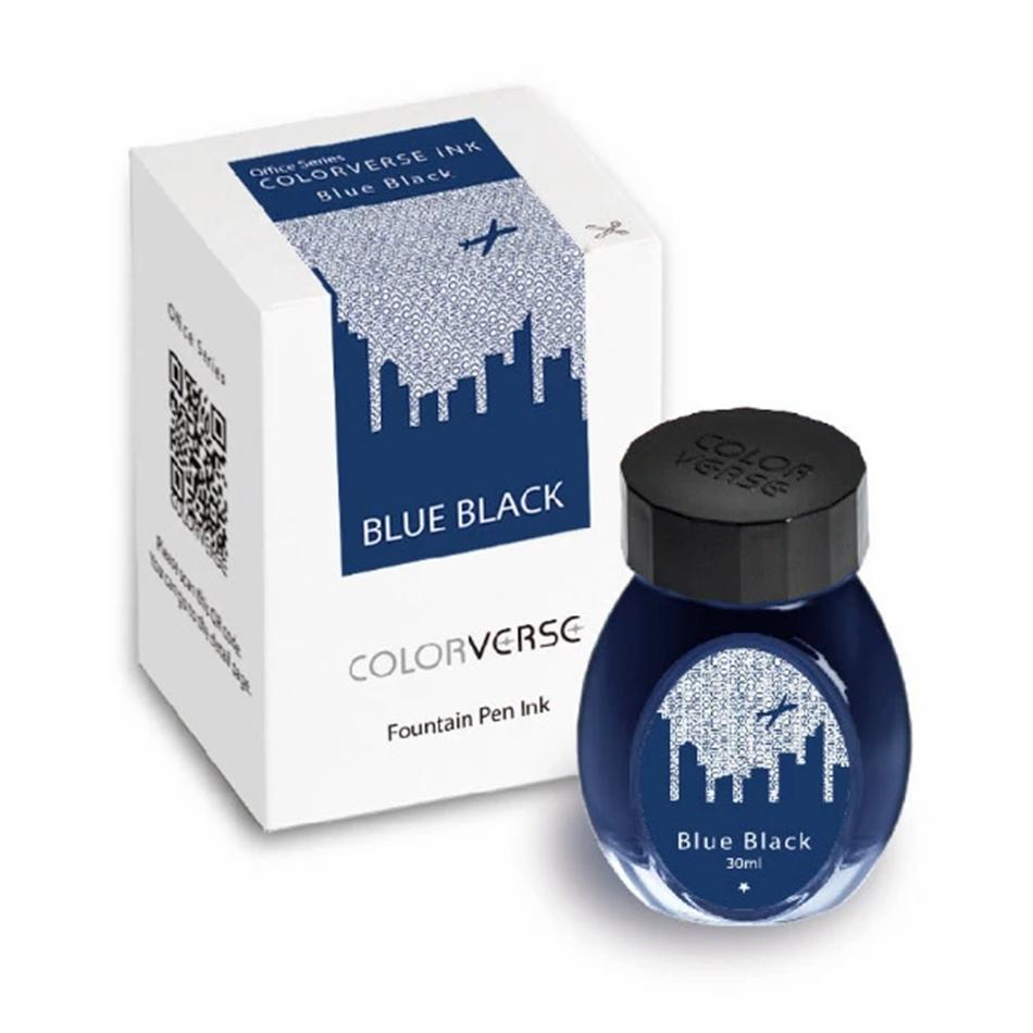 Colorverse Office Series Ink - Blue Black - Pure Pens