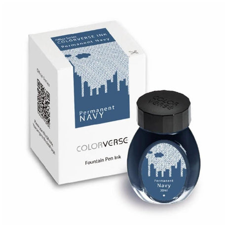 Colorverse Office Series Ink - Permanent Navy - Pure Pens