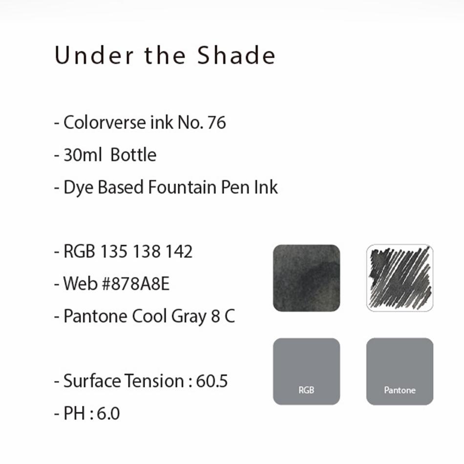 Colorverse 'Under the Shade' Ink - Pure Pens