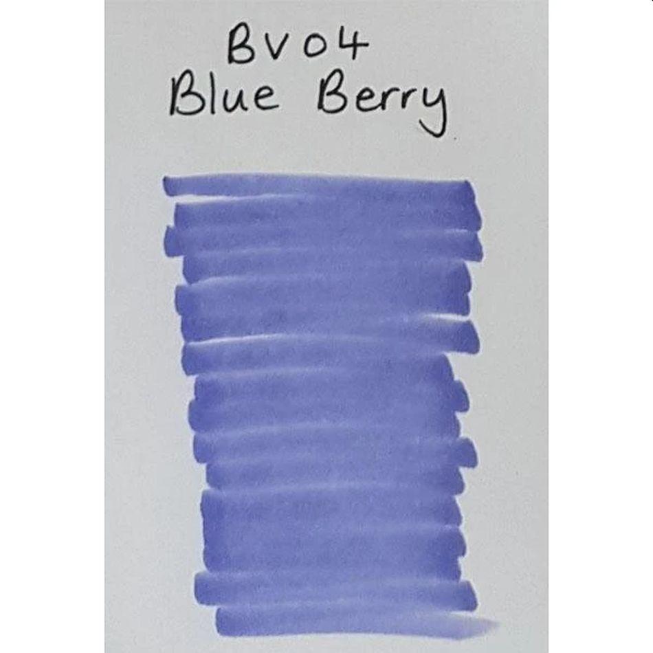 Copic Ciao Marcatore BV04 Blue Berry, Pennarello A Doppia Punta (Media E Pennello) Per Manga E Illustrazioni