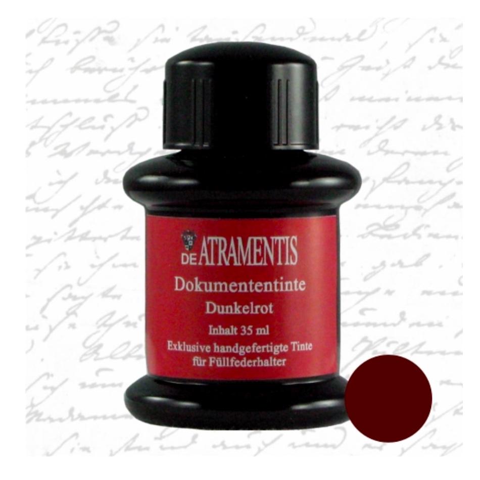 De Atramentis Document Ink - Dark Red - Pure Pens