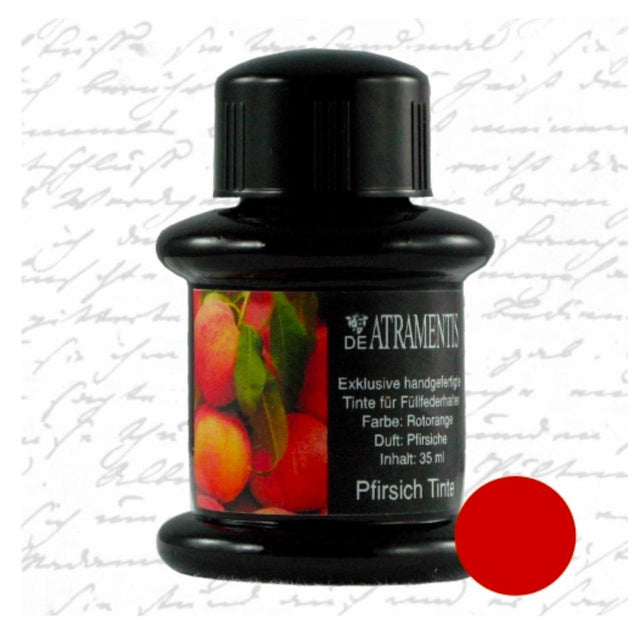 De Atramentis Scented Fountain Pen Ink - Peach - Pure Pens