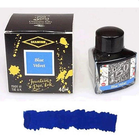 Diamine 150th Anniversary Ink - Blue Velvet - Pure Pens