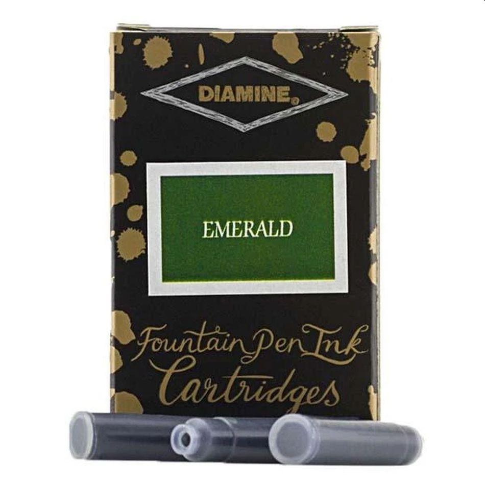Diamine Emerald Ink Cartridges - Pure Pens