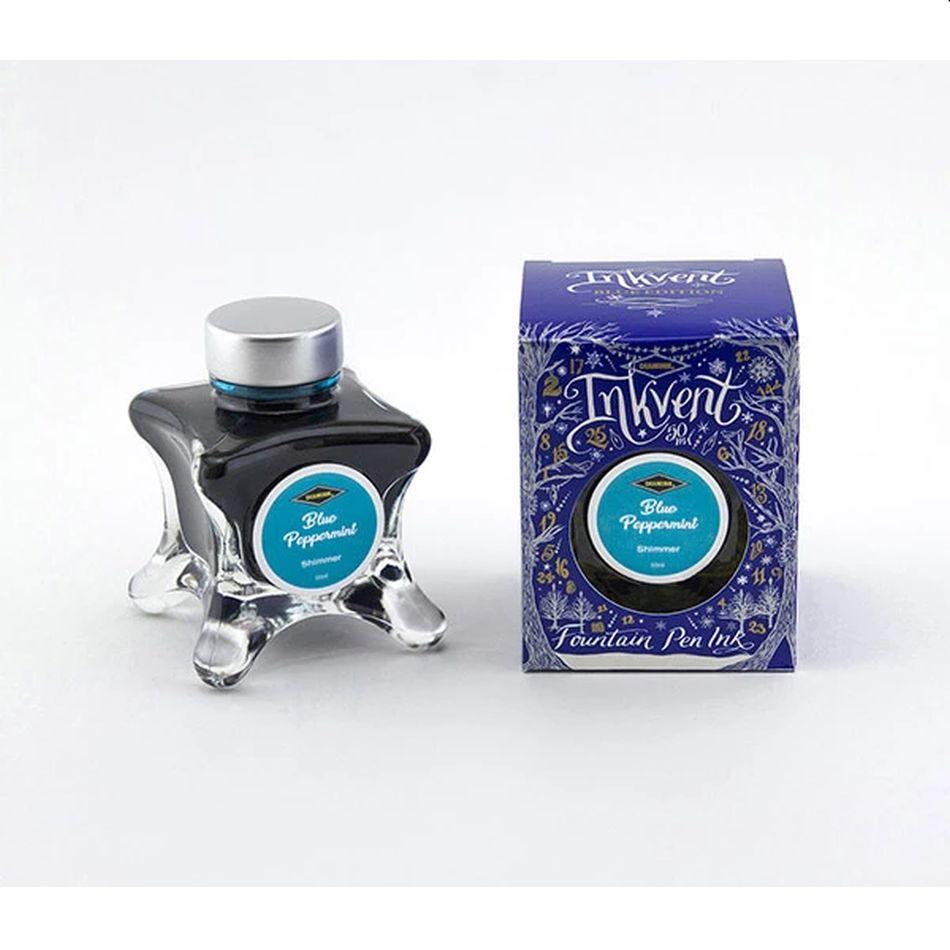 Diamine Inkvent Blue Edition Ink - Blue Peppermint - Pure Pens