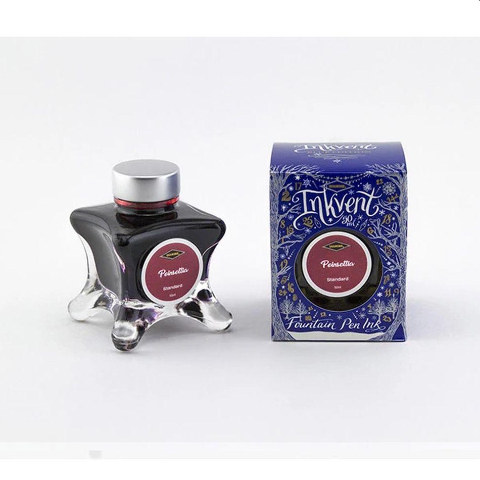 Diamine Inkvent Blue Edition Ink - Poinsettia - Pure Pens