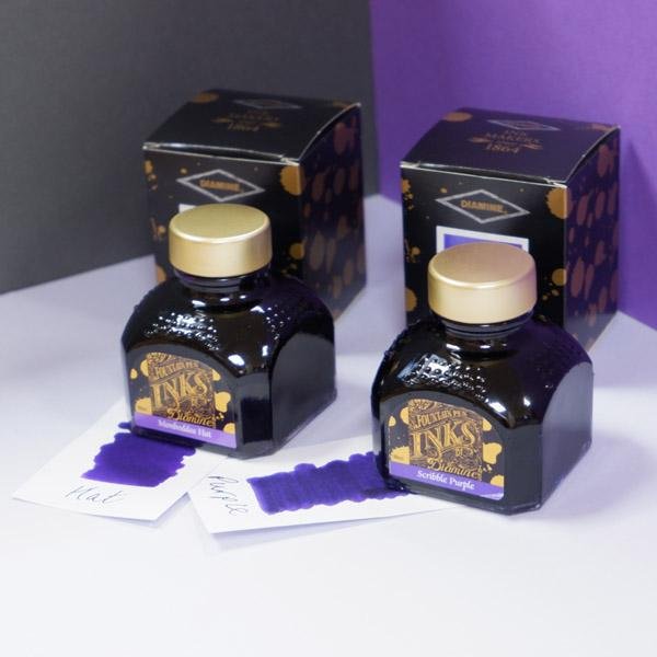 Diamine Scribble Purple Fountain Pen Ink - Pure Pens