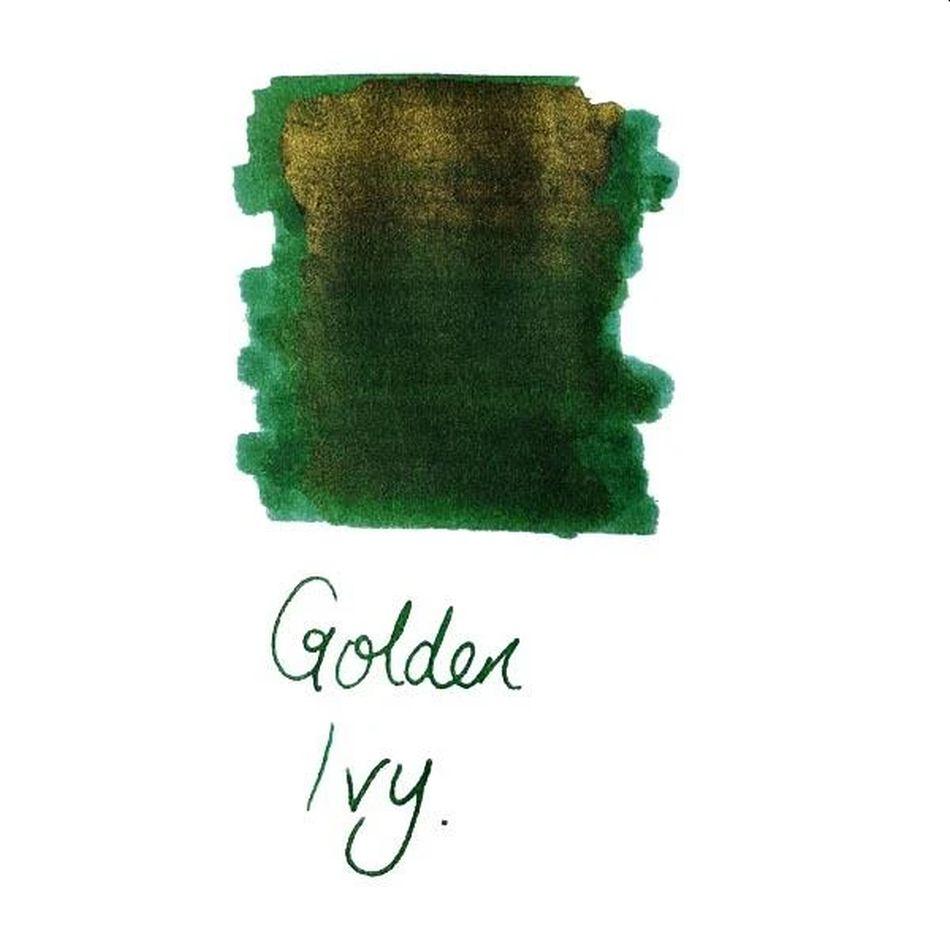 Diamine Shimmer Ink - Golden Ivy - Pure Pens