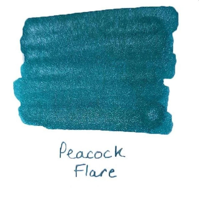 Diamine Shimmer Ink - Peacock Flare - Pure Pens
