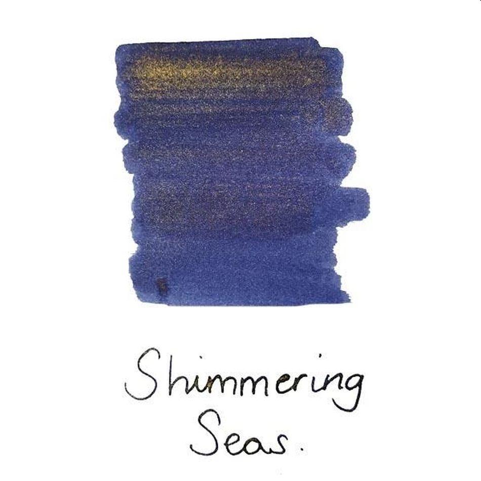 Diamine Shimmer Ink - Shimmering Seas - Pure Pens